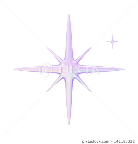 Dreamy cute 3D illustration aurora material - sparkly Dreamy cute 3D illustration aurora material - sparkly 141195328