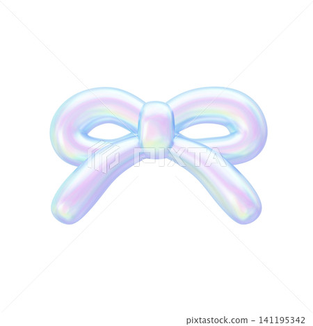 夢幻可愛的3D插畫極光材質 - 絲帶 夢幻可愛的3D插畫極光材質 - 絲帶 141195342
