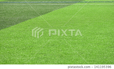 artificial green grass background for playground artificial green grass background for playground 141195396