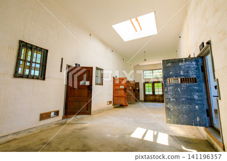 Former Aikawa Detention Branch in early summer, Sado Island, Sado City, Niigata Prefecture Former Aikawa Detention Branch in early summer, Sado Island, Sado City, Niigata Prefecture 141196357
