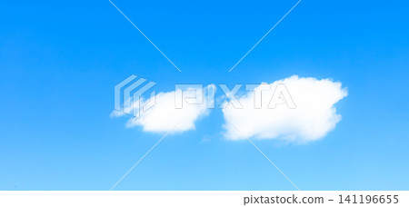 A simple landscape of blue sky and white clouds in summer A simple landscape of blue sky and white clouds in summer 141196655
