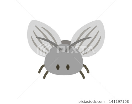Cute pests - Color flat - Fruit flies Cute pests - Color flat - Fruit flies 141197108