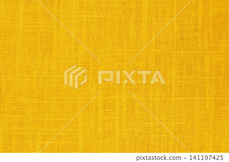Yellow linen fabric cloth texture background, seamless pattern of natural textile. Yellow linen fabric cloth texture background, seamless pattern of natural textile. 141197425
