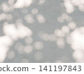 Dappled light and leaf shadows on concrete floor background. 141197843