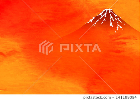 An illustration of Mount Fuji bathed in the morning sun. An illustration of Mount Fuji bathed in the morning sun. 141199084