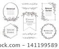 Flower frame 141199589