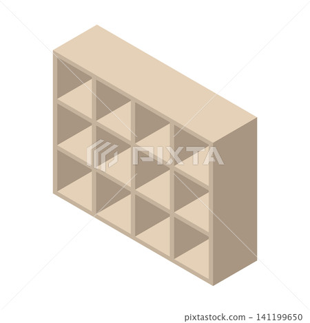 A versatile wooden open shelf that can be used in offices and shops. A versatile wooden open shelf that can be used in offices and shops. 141199650