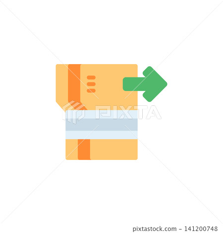 Extract file icon for decompressing archived data. Open box or unzip symbol for archive manager tool. Icon design flat style Extract file icon for decompressing archived data. Open box or unzip symbol for archive manager tool. Icon design flat style 141200748