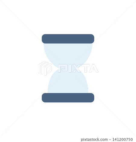 Hourglass icon for loading or processing time indicator. Sand timer symbol for application waiting or progress. Icon design flat style Hourglass icon for loading or processing time indicator. Sand timer symbol for application waiting or progress. Icon design flat style 141200750