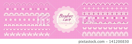 Cute border lines. Cute border lines. 141200830