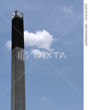 Clouds passing over the clock tower Clouds passing over the clock tower 141201953