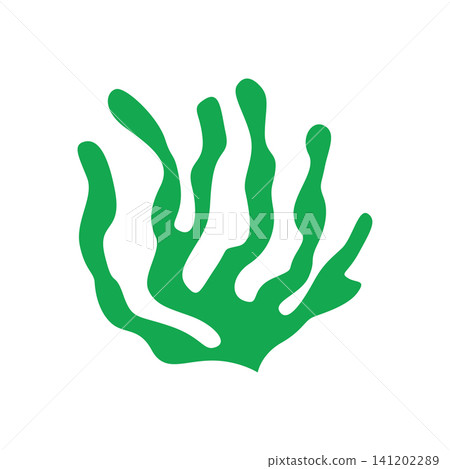 seaweed simple concept modern ocean plant design illustration template seaweed simple concept modern ocean plant design illustration template 141202289