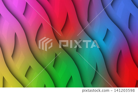 Colorful abstract liquid wave pattern with grainy gradient texture Colorful abstract liquid wave pattern with grainy gradient texture 141203598
