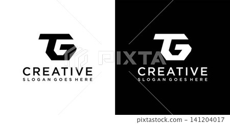 TG or GT initial letter logo design vector template TG or GT initial letter logo design vector template 141204017