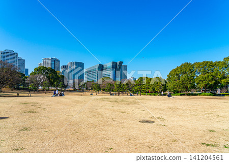 【神奈川縣】橫濱港未來林湖公園,碧空如洗 【神奈川縣】橫濱港未來林湖公園,碧空如洗 141204561