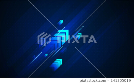 A minimalist background with glowing Arrows in Light blue highlights forward direction, corporate growth, and financial success. Ideal for Finance, business, and marketing visuals. A minimalist background with glowing Arrows in Light blue highlights forward direction, corporate growth, and financial success. Ideal for Finance, business, and marketing visuals. 141205019