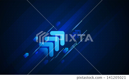 A minimalist background with glowing Arrows in Light blue highlights forward direction, corporate growth, and financial success. Ideal for Finance, business, and marketing visuals. A minimalist background with glowing Arrows in Light blue highlights forward direction, corporate growth, and financial success. Ideal for Finance, business, and marketing visuals. 141205021