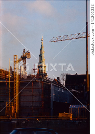 construction around Church of Our Saviour, 1970s construction around Church of Our Saviour, 1970s 141205338