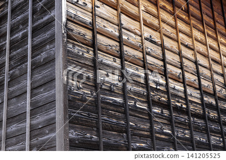 Weathered wood planks wall texture Weathered wood planks wall texture 141205525