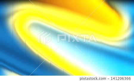 Abstract Yellow Blue Glowing Liquid Wave Background Abstract Yellow Blue Glowing Liquid Wave Background 141206366