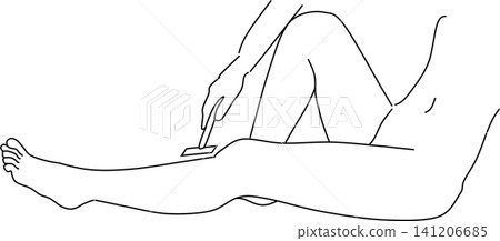 hair removal illustration hair removal illustration 141206685
