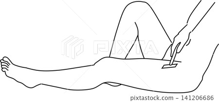 hair removal illustration hair removal illustration 141206686