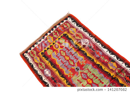 wool woven old antique Turkish rug wool woven old antique Turkish rug 141207082