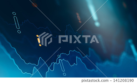 Stock exchange trading chart shows market movements and price fluctuations Stock exchange trading chart shows market movements and price fluctuations 141208190