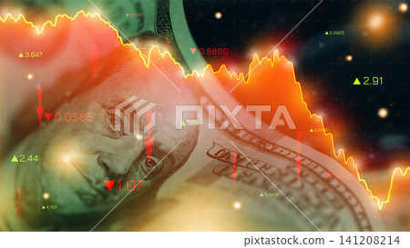 Chart shows money trends and changes during economic downturns 141208214