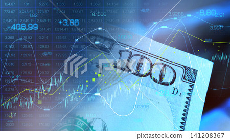 Chart shows money trends with a focus on coins during a recession period Chart shows money trends with a focus on coins during a recession period 141208367