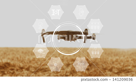 Drones and technology work together on smart farm for better crop management 141209036