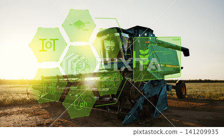 Smart farm technology is changing how crops are grown and monitored in fields today 141209935
