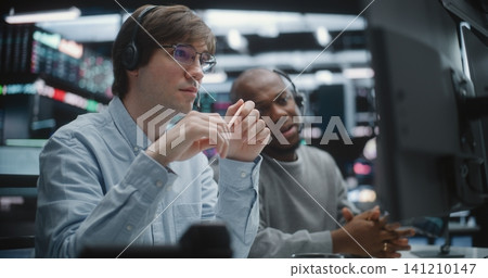 Senior Trader Examining Candidate For Professional Level Up in Finance 141210147