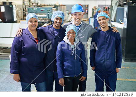 Portrait, people or safety in manufacturing, industry or proud of team, building or collaboration. Manager, worker or teamwork in ppe, workwear or helmet as trade, trust or industrial overall on site Portrait, people or safety in manufacturing, industry or proud of team, building or collaboration. Manager, worker or teamwork in ppe, workwear or helmet as trade, trust or industrial overall on site 141212589