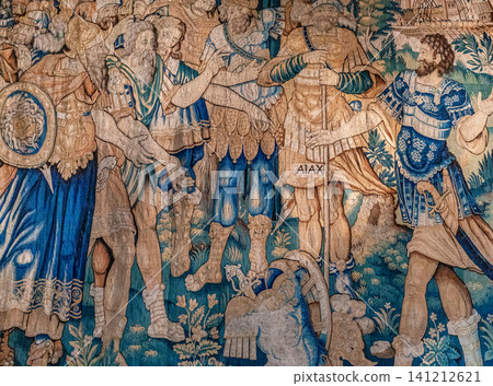 Castle of Chaumont sur Loire, France, tapestry Castle of Chaumont sur Loire, France, tapestry 141212621