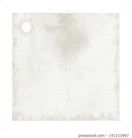 Tag watercolor illustration of rectangular vintage label with aged paper texture, blank tag shape. Stationery element on isolated background for packaging design, branding, scrapbooking and templates. Tag watercolor illustration of rectangular vintage label with aged paper texture, blank tag shape. Stationery element on isolated background for packaging design, branding, scrapbooking and templates. 141213997