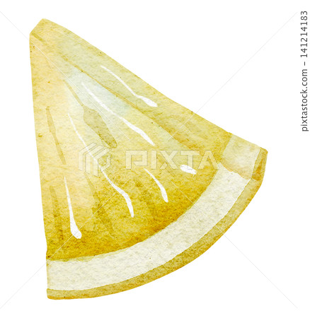 Watercolor illustration of Lemon Slice with detailed pulp texture and translucent flesh. Citrus fruit element isolated for food packaging, recipe design, kitchen prints, menus and branding. Watercolor illustration of Lemon Slice with detailed pulp texture and translucent flesh. Citrus fruit element isolated for food packaging, recipe design, kitchen prints, menus and branding. 141214183