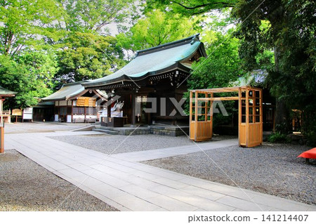 The guardian shrine of Kawagoe, the "town of storehouses"... [Kawagoe Hikawa Shrine] 141214407