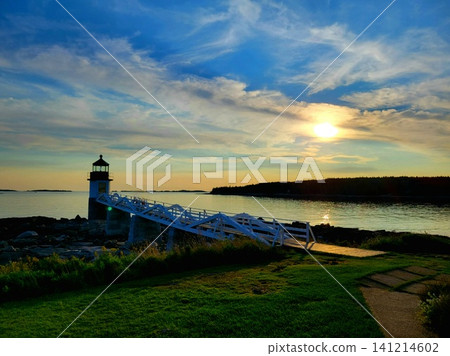 lighthouse at sunset lighthouse at sunset 141214602