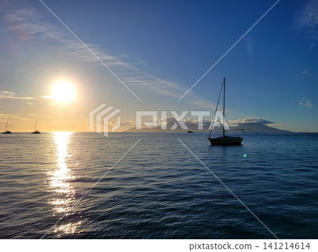sailboat on the sea sailboat on the sea 141214614