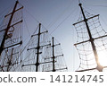 sailing ship and blue sky 141214745