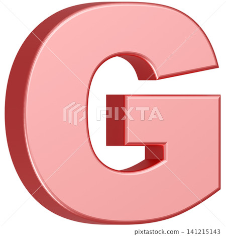 3D Material_Alphabet_G_Pink 3D Material_Alphabet_G_Pink 141215143