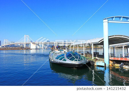 Minato-ku, Tokyo, Odaiba and water bus scenery Minato-ku, Tokyo, Odaiba and water bus scenery 141215432