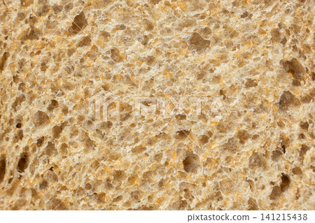 Abstract culinary backdrop of organic grain toast bread texture. 141215438
