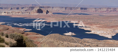 View of Lake Powell Marina from Waweep Overlook View of Lake Powell Marina from Waweep Overlook 141215484