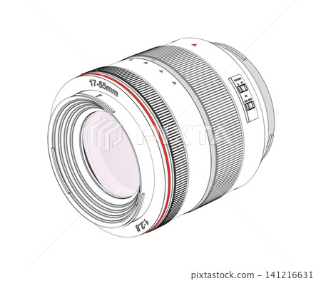 Sketch of zoom camera lens Sketch of zoom camera lens 141216631