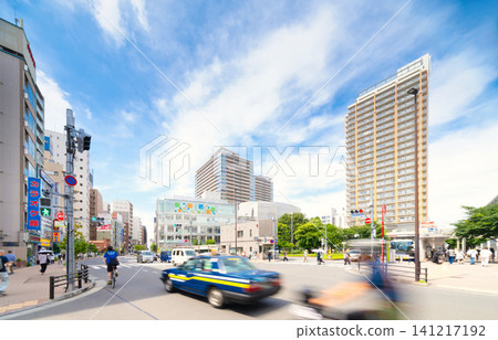 JR中央線武藏小金井站及車站前區域(使用移軸鏡頭拍攝) JR中央線武藏小金井站及車站前區域(使用移軸鏡頭拍攝) 141217192