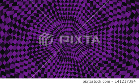 Purple geometric pattern with spiral effect 141217384