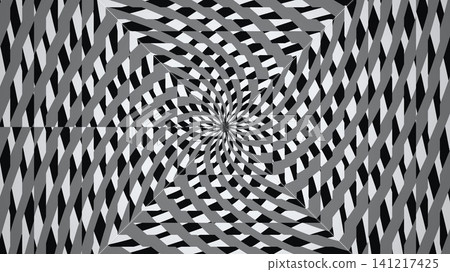 Black and white spiral pattern in geometric design Black and white spiral pattern in geometric design 141217425