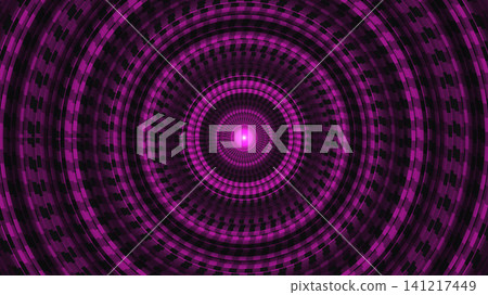 Purple circular pattern with concentric rings 141217449